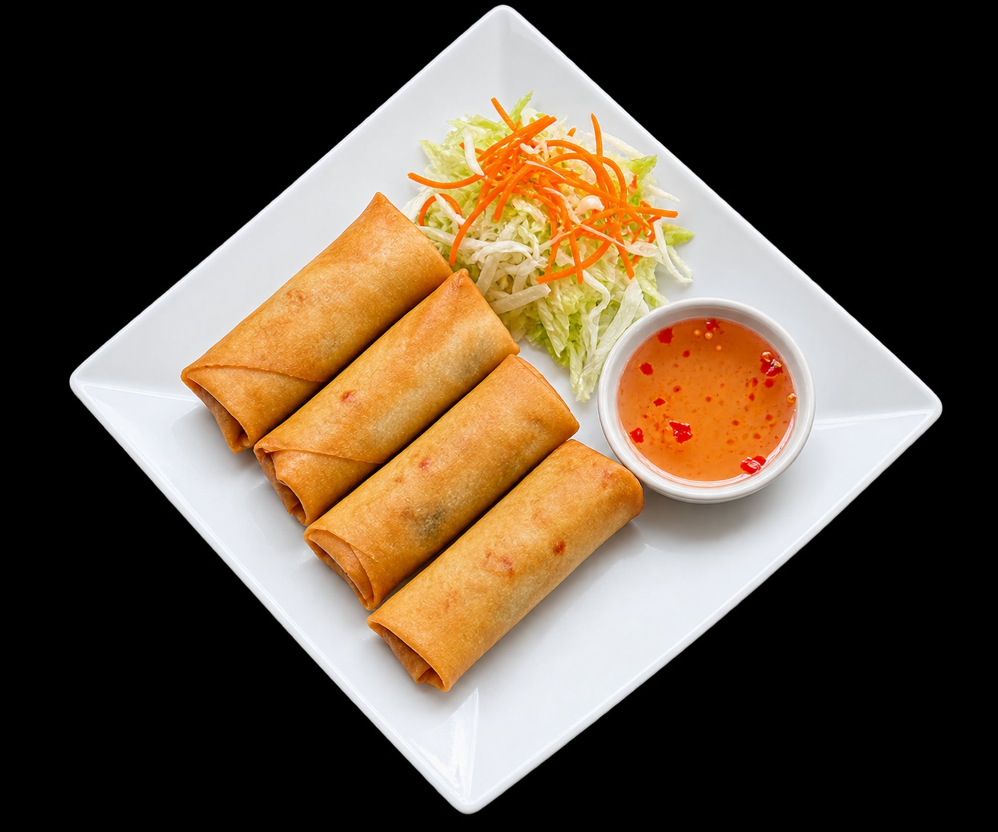 Fried Spring Rolls (4) (V)