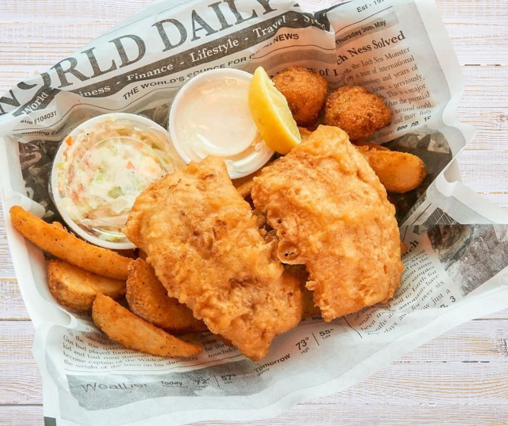 Two Piece Whitefish Basket