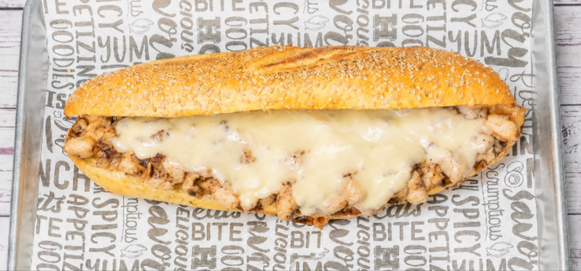 Chopped Chicken Cheesesteak