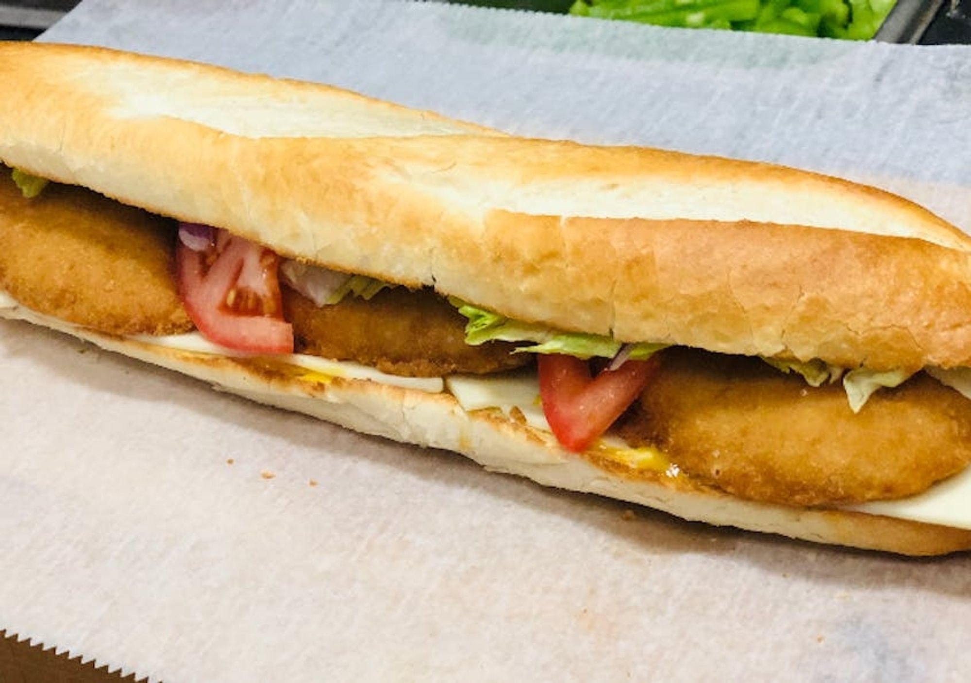 Chicken cutlet sub