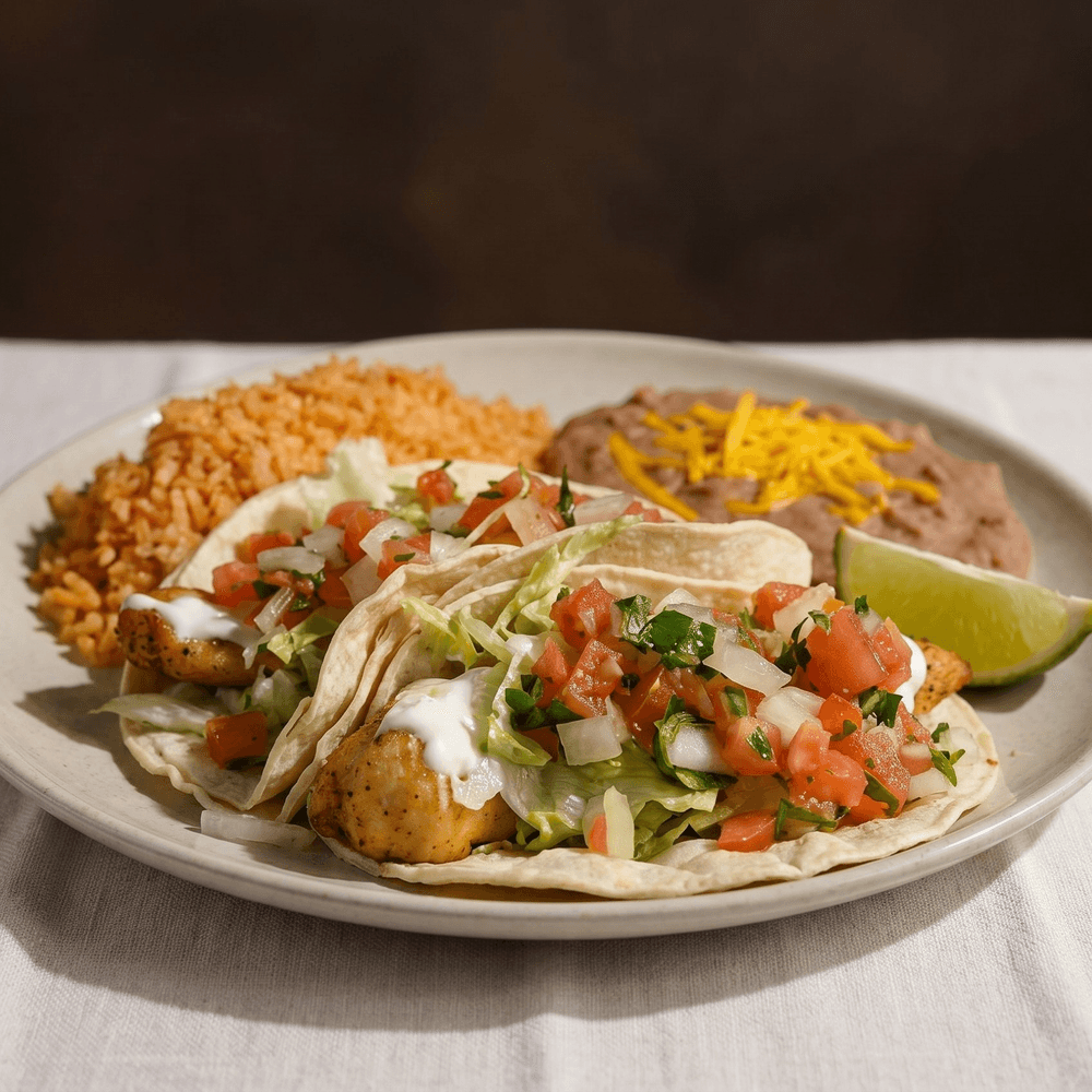 Combo #7, 2 Fish Tacos