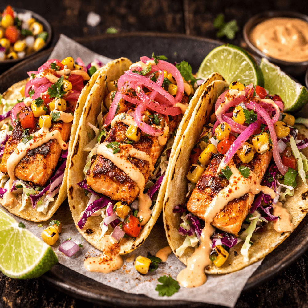 Salmon Tacos