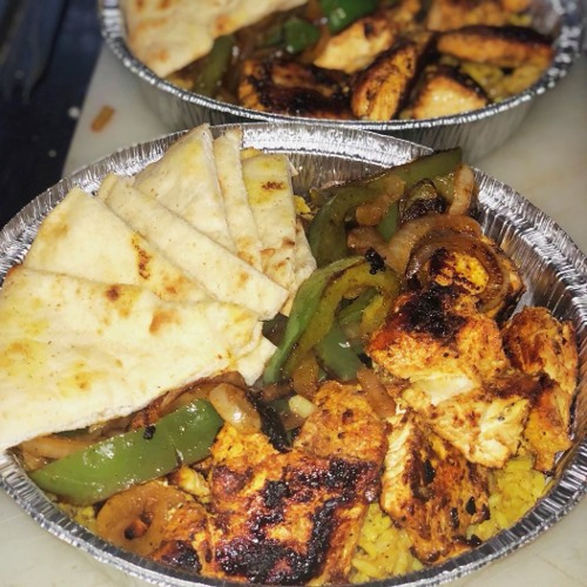 Grilled Chicken Kebab Platter