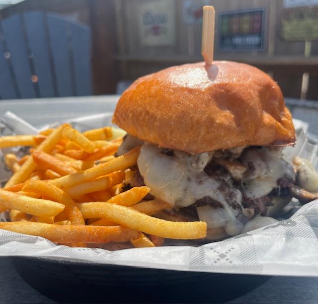 Swiss Mushroom Burger
