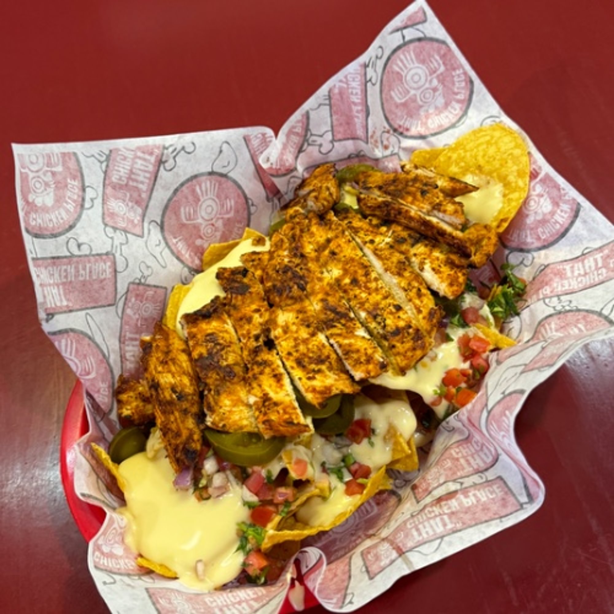 Grilled Chicken Nachos