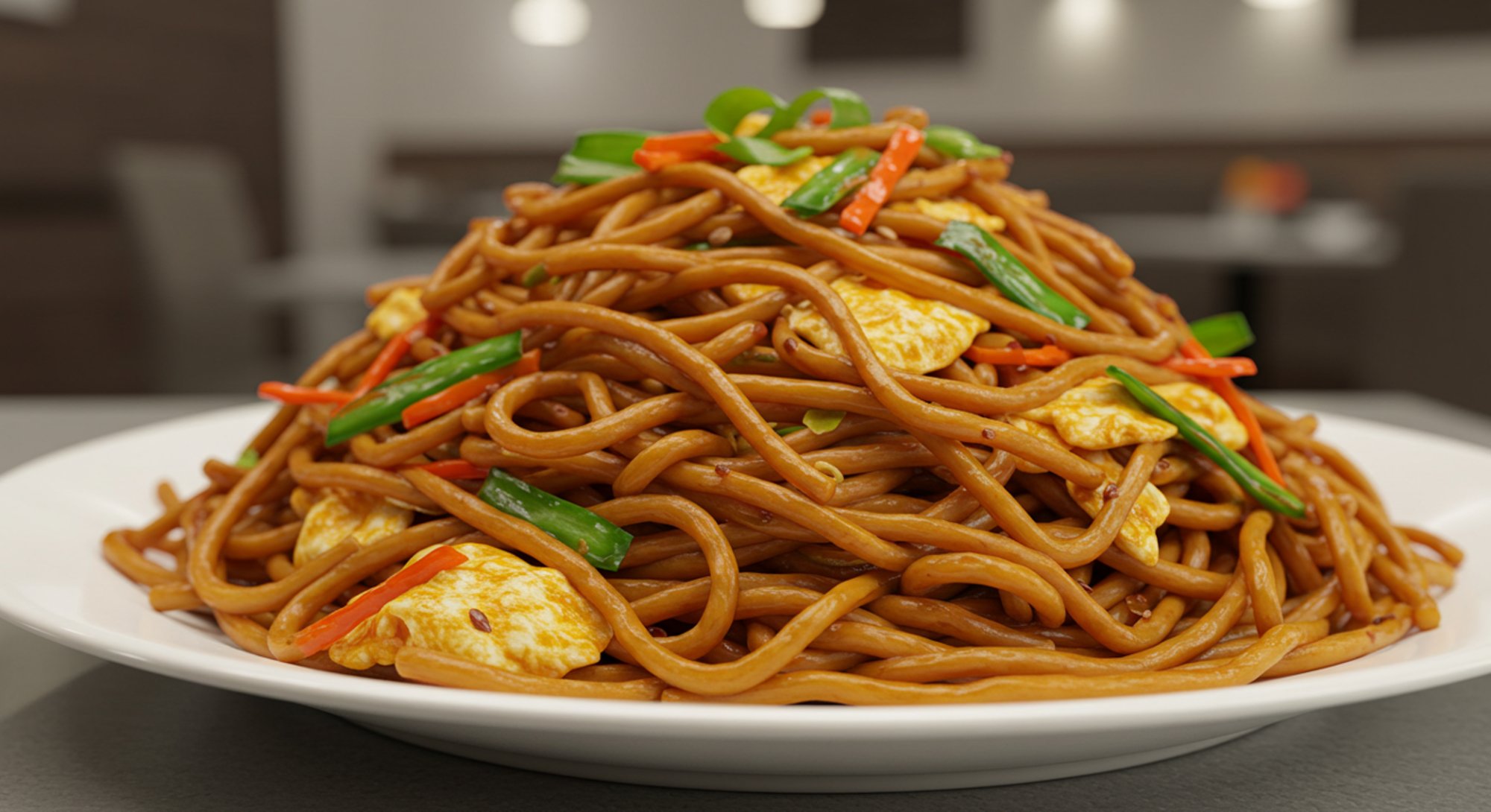 Egg Schezwan Noodles