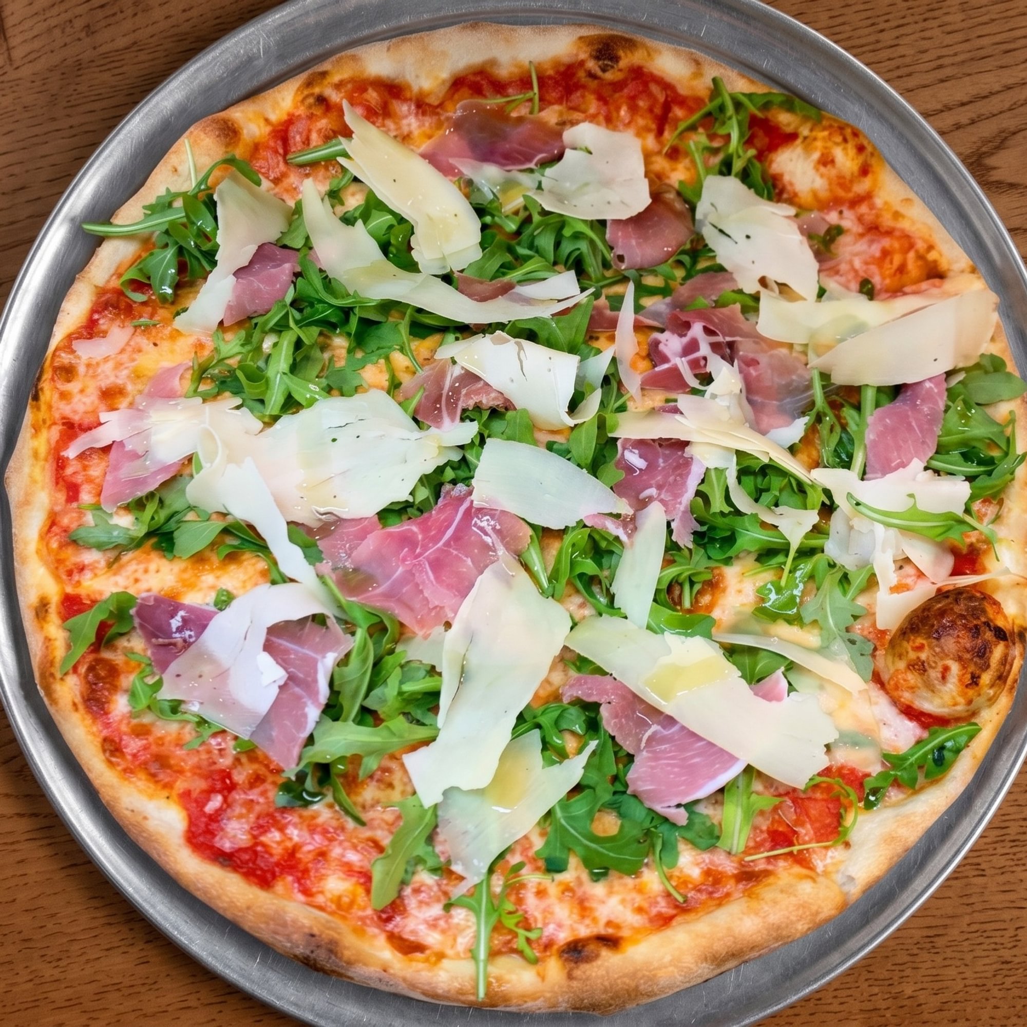 Prosciutto Arugula Pizza