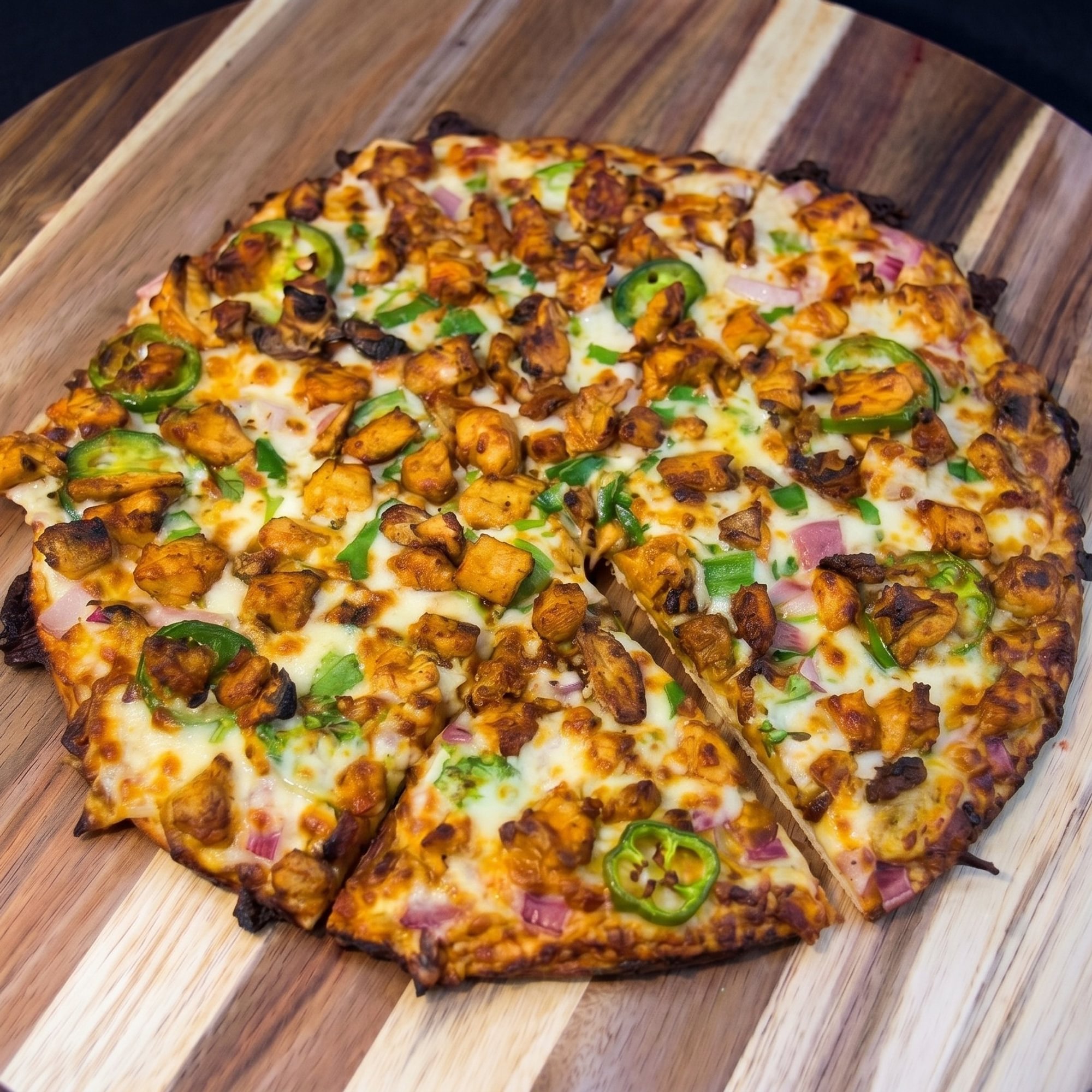 Garlic Chicken Pizza