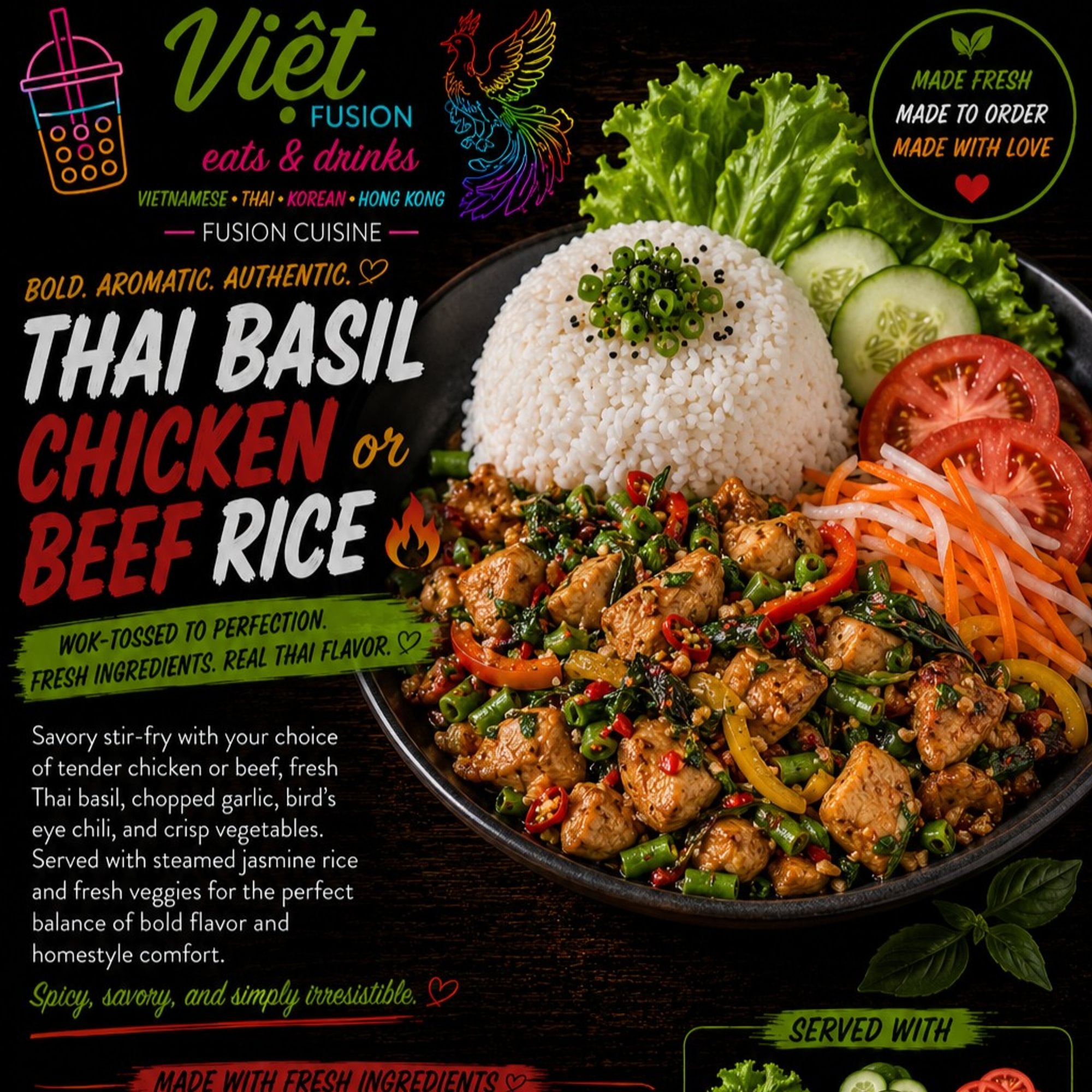 R12. Thai Basil Beef