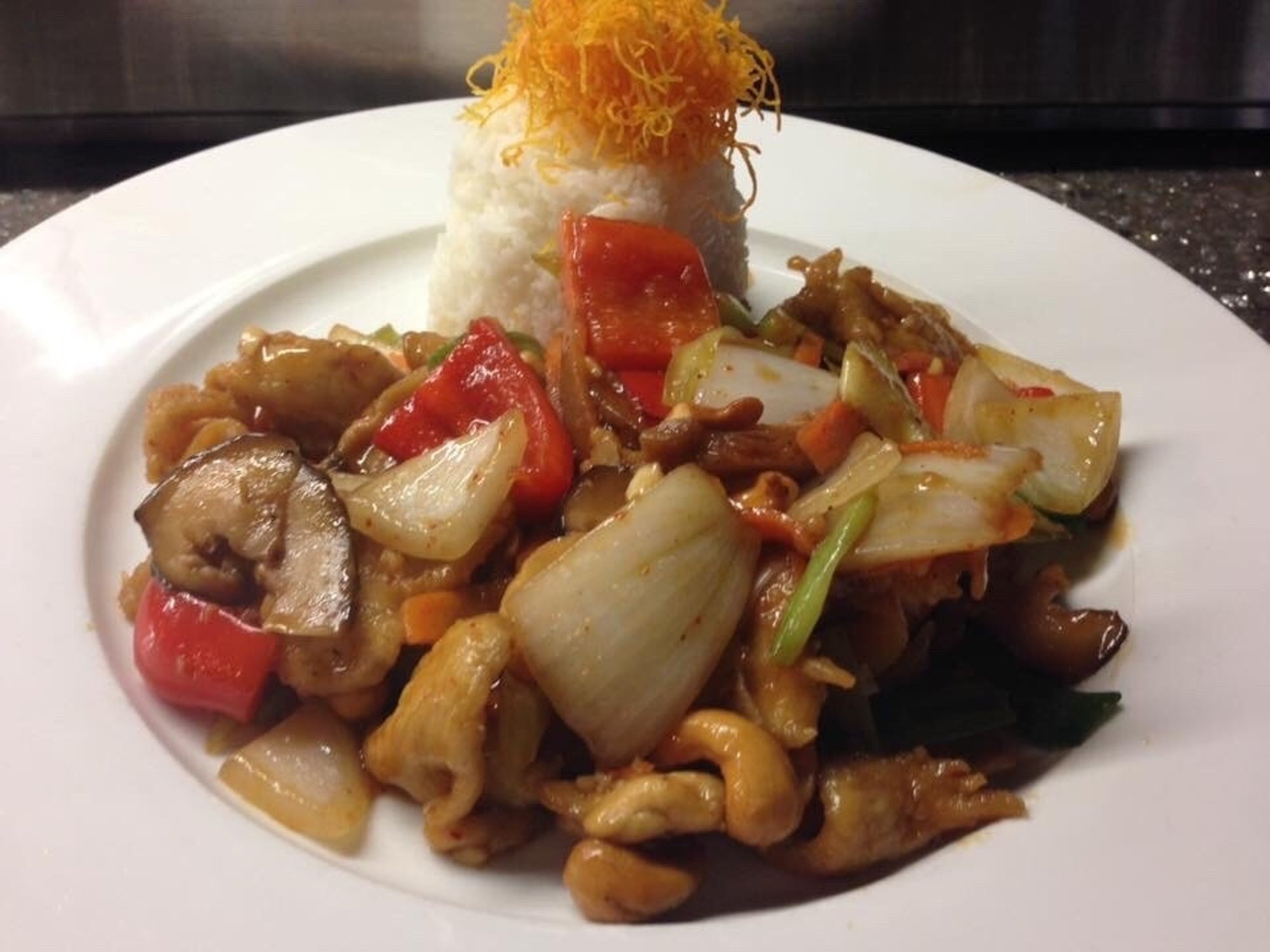 Spicy Cashew Chicken