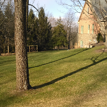 Garden By The Barn Photo