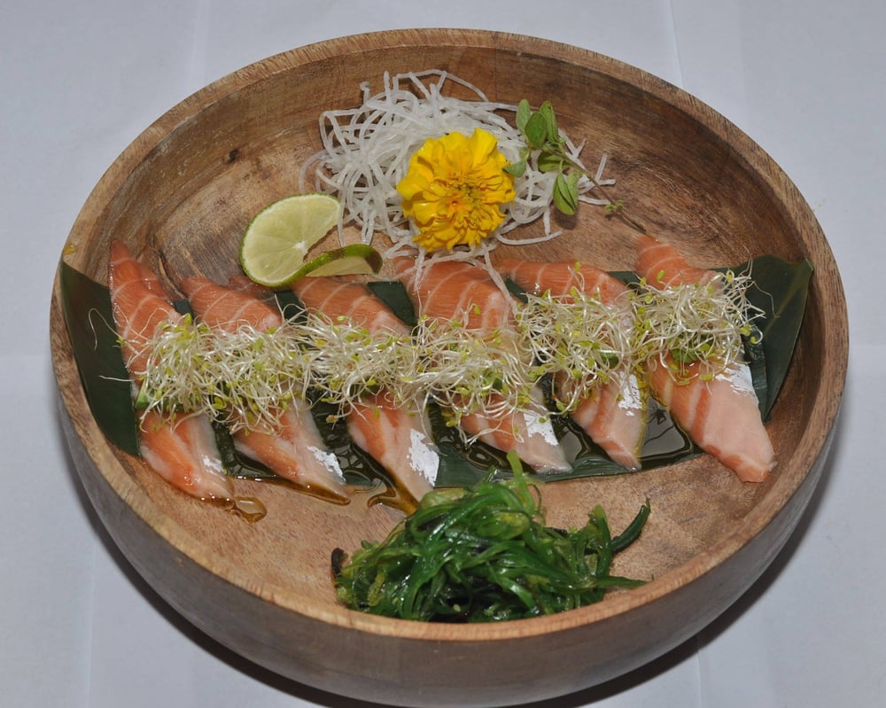 Salmon Carpaccio Sashimi