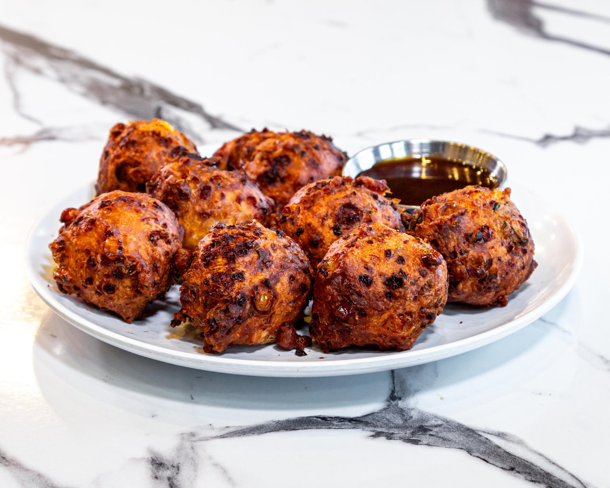 Cheddar and Parmesan Hushpuppies