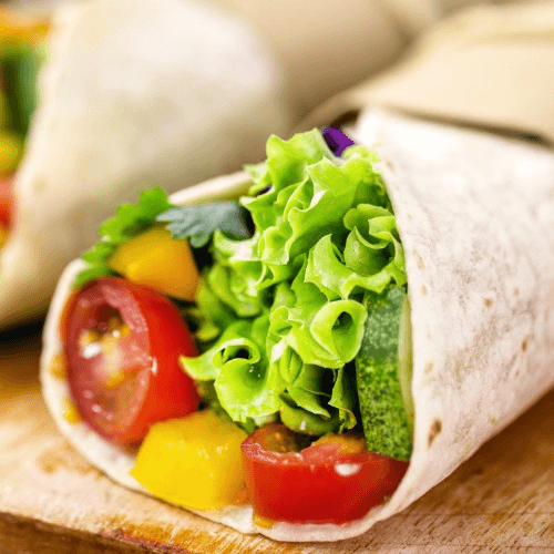 Vegetarian Fajita Burrito