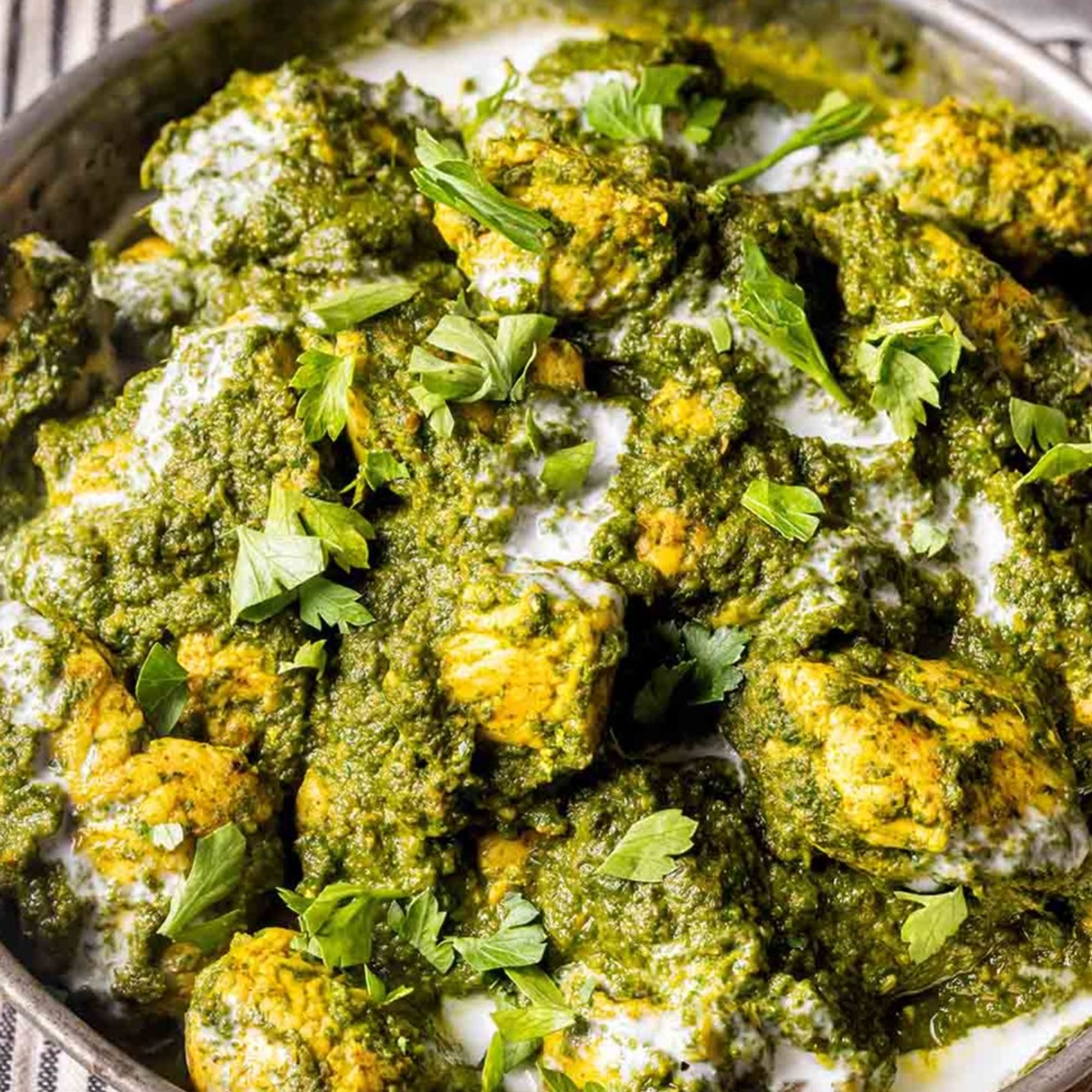 Saag Chicken - Lunch Special 