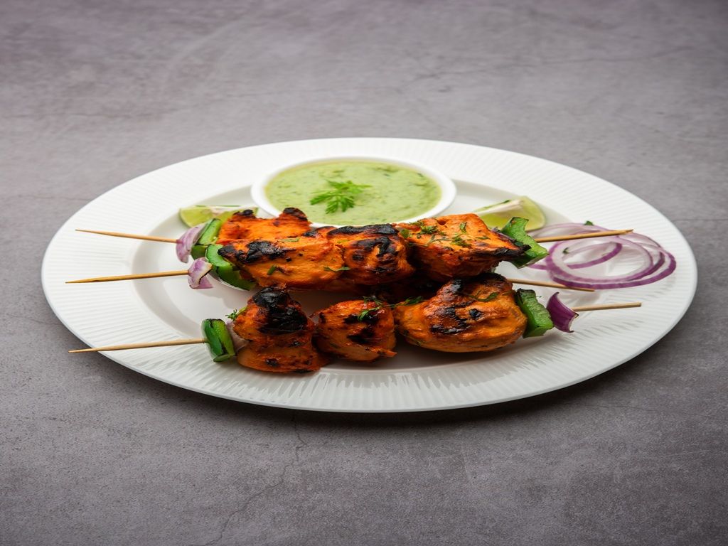 CHICKEN TIKKA AND LAMB SEEKH KEBAB