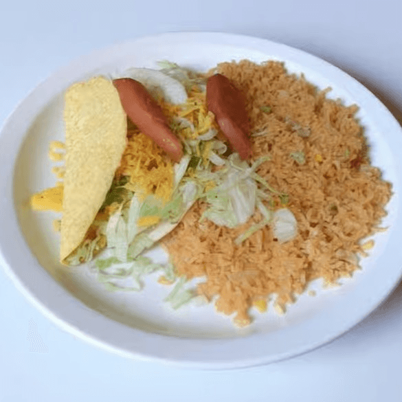 (L) Two Tacos