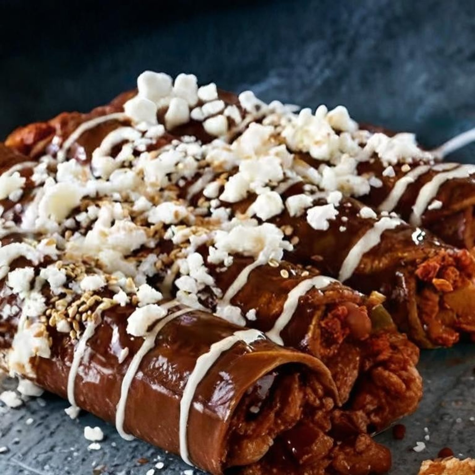 Enchiladas de Mole