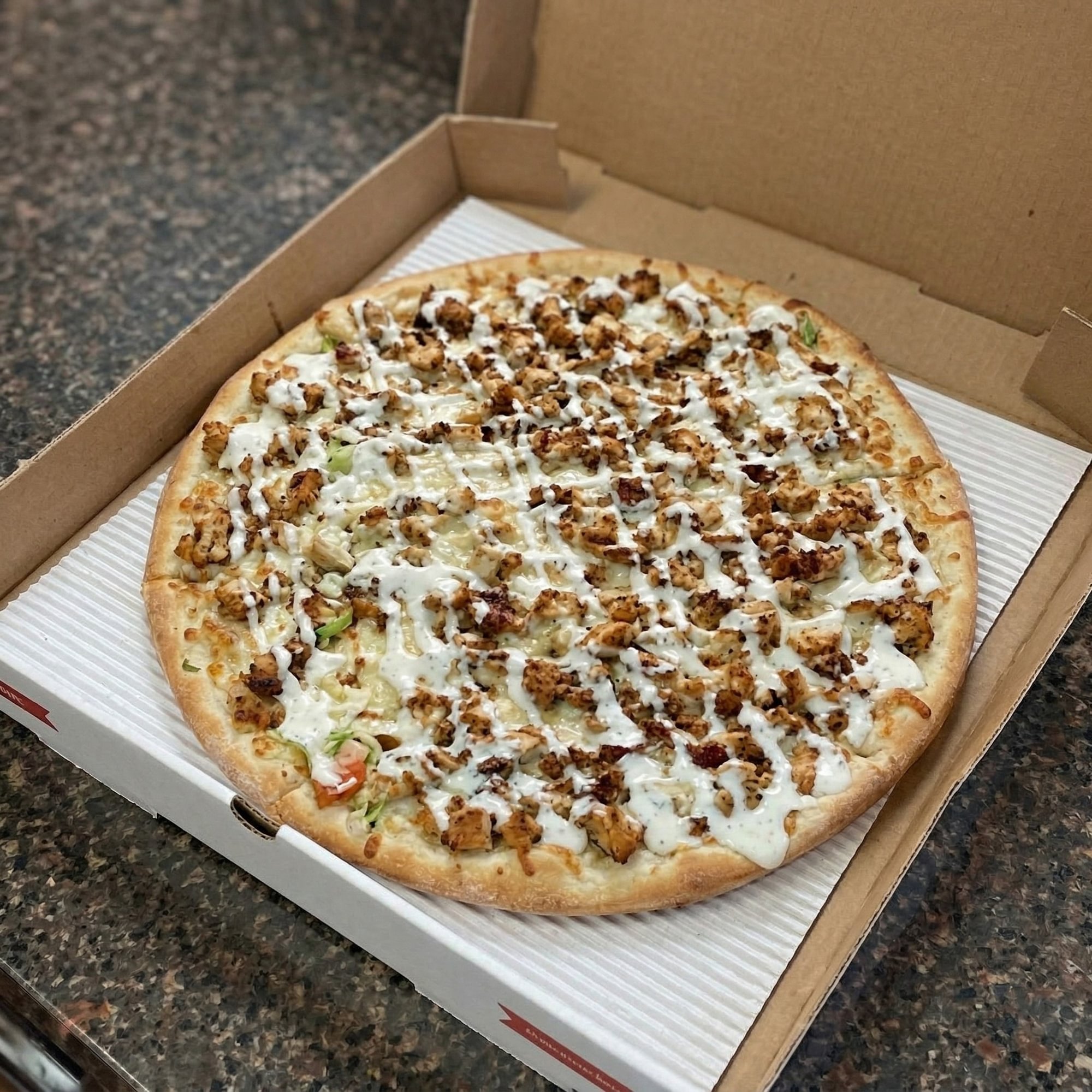 Chicken Ranch Pizza