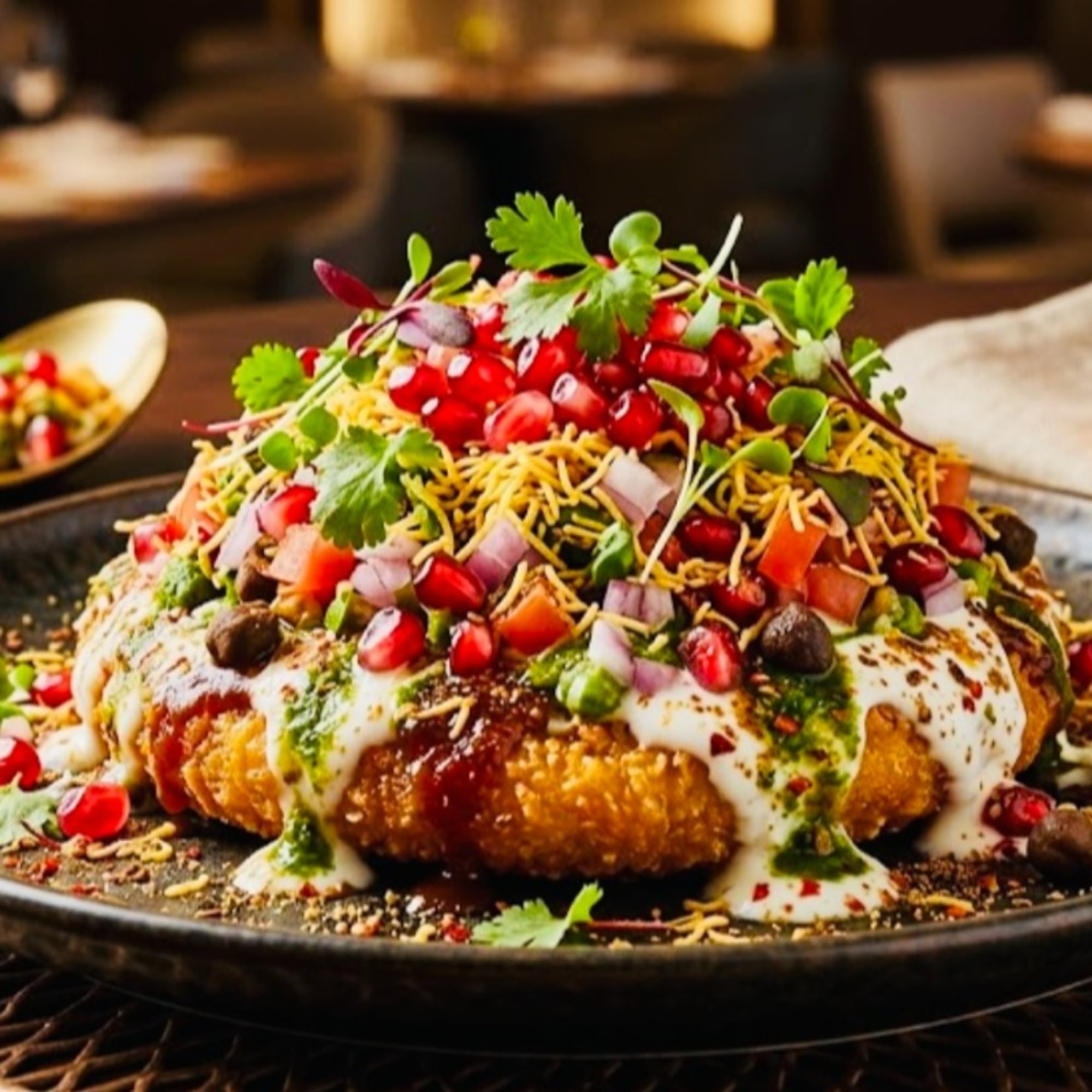 Kurkuri Tikki Chaat
