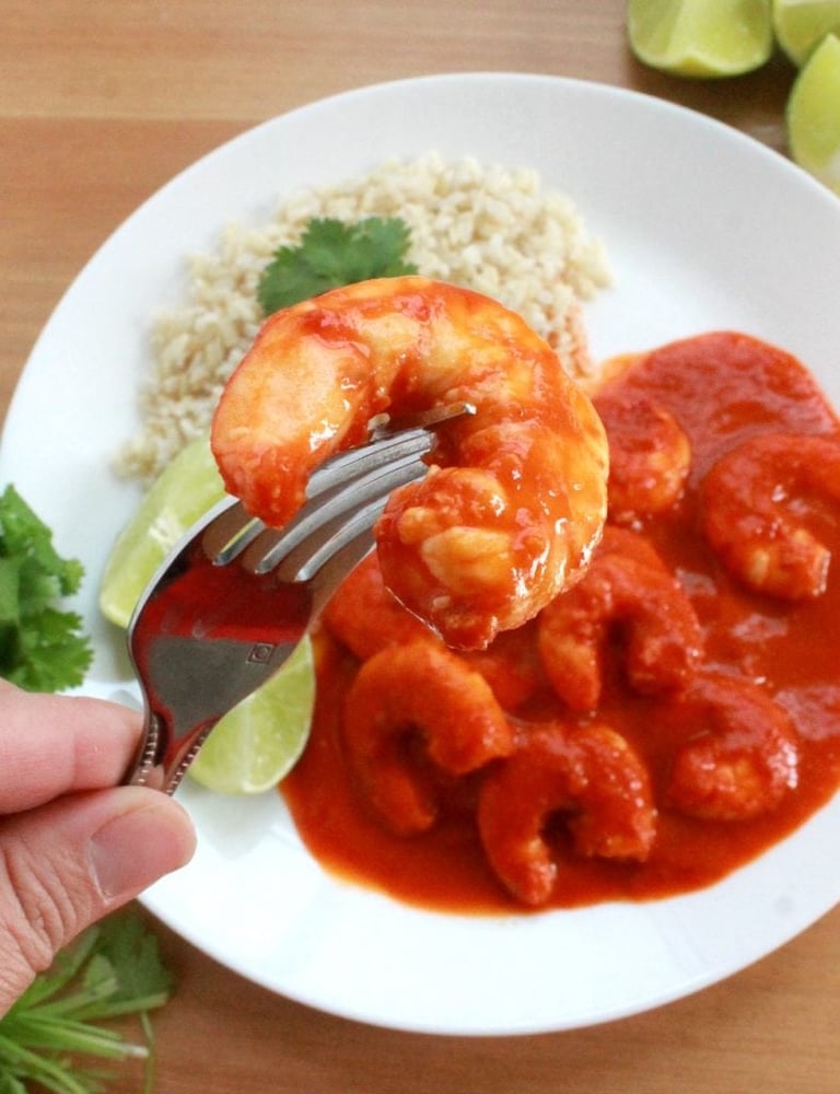 Camarones a la Diabla