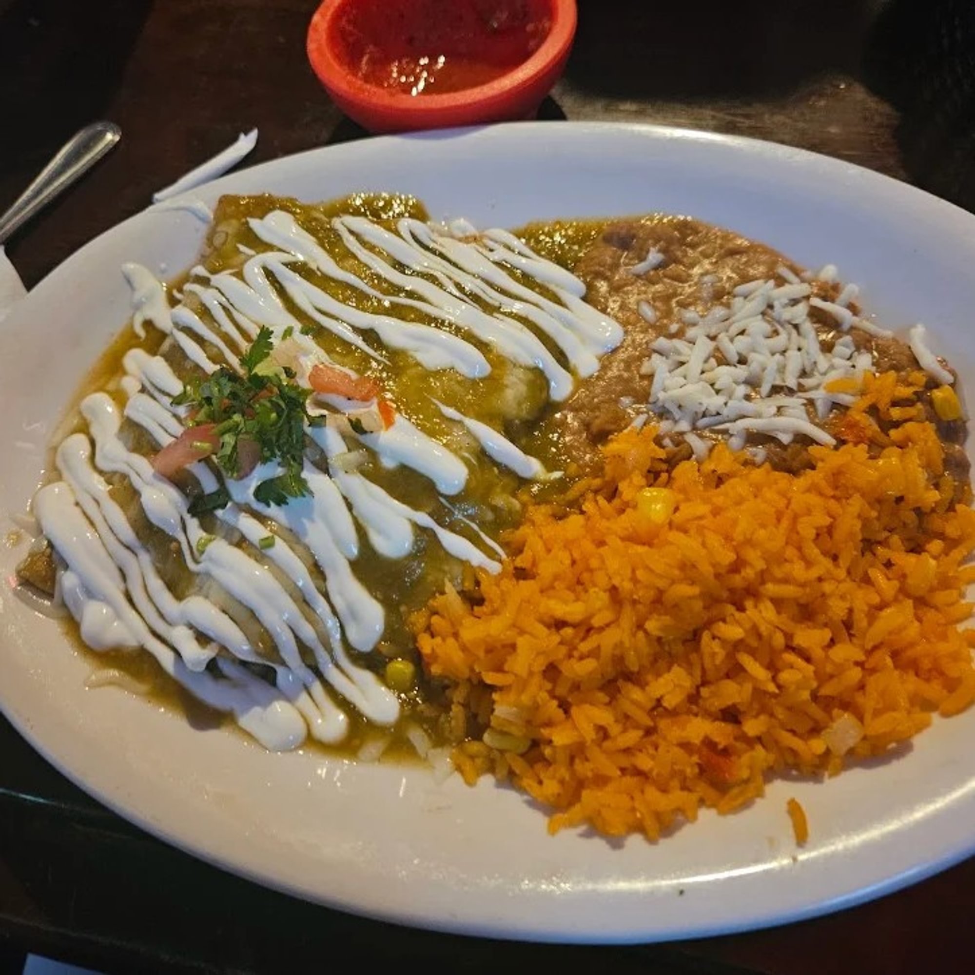 Enchiladas Verdes
