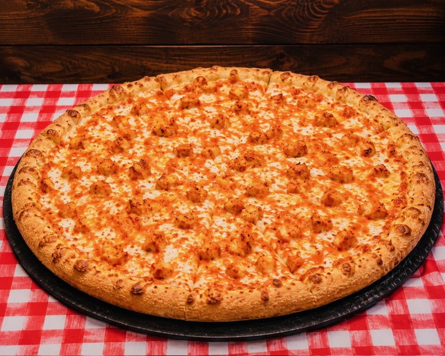 Large Buffalo Grilled Chicken Pizza 14 (Greek style)