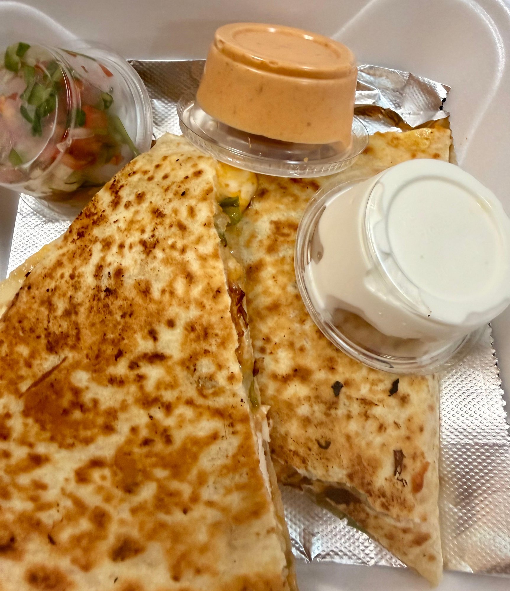 Chicken n Steak Quesadilla