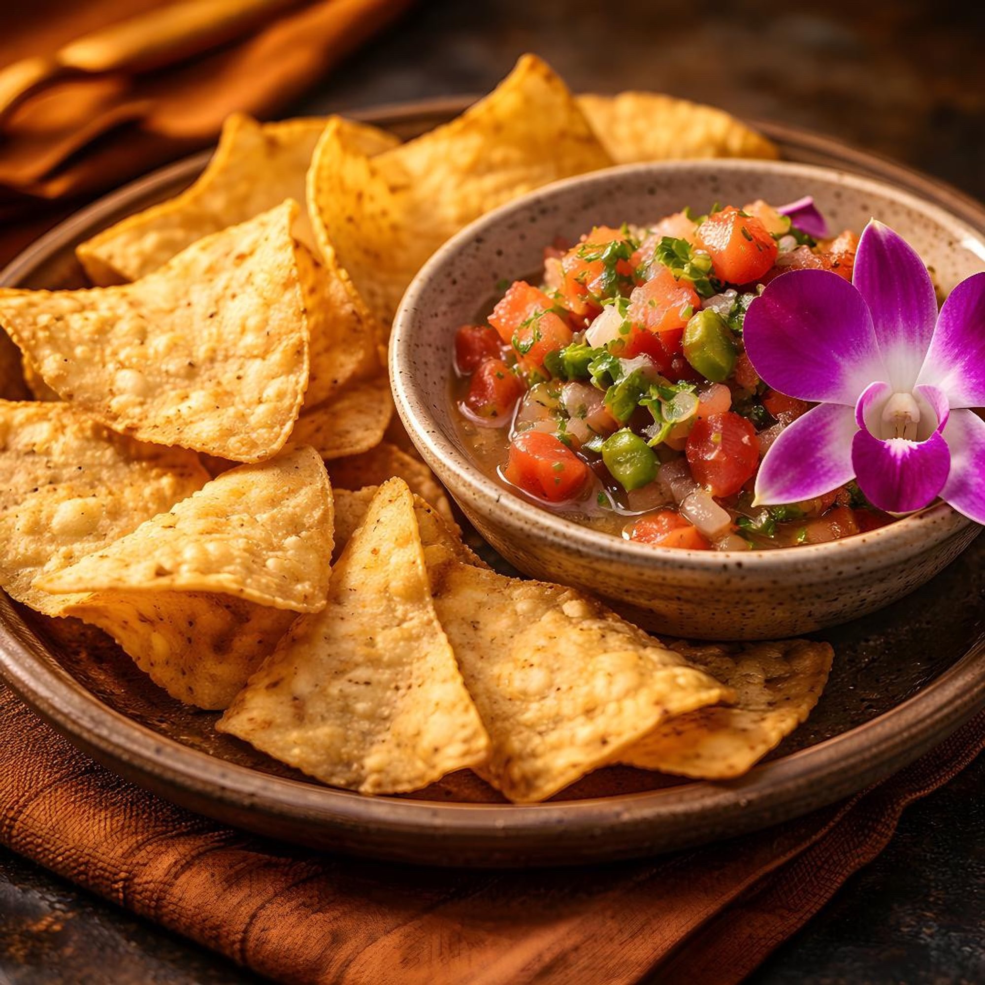 Pico de Gallo and chips