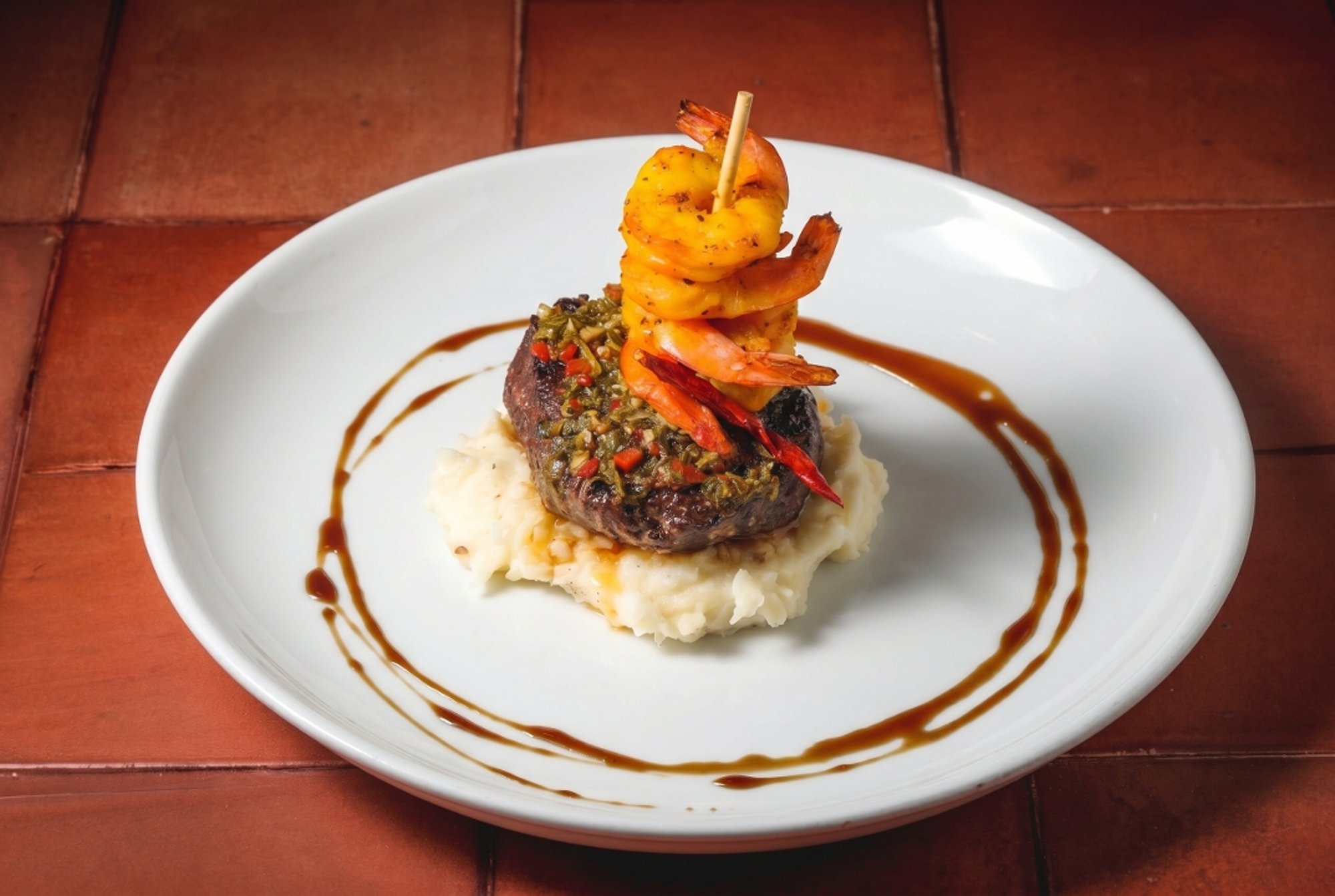 Steak Y Camarones