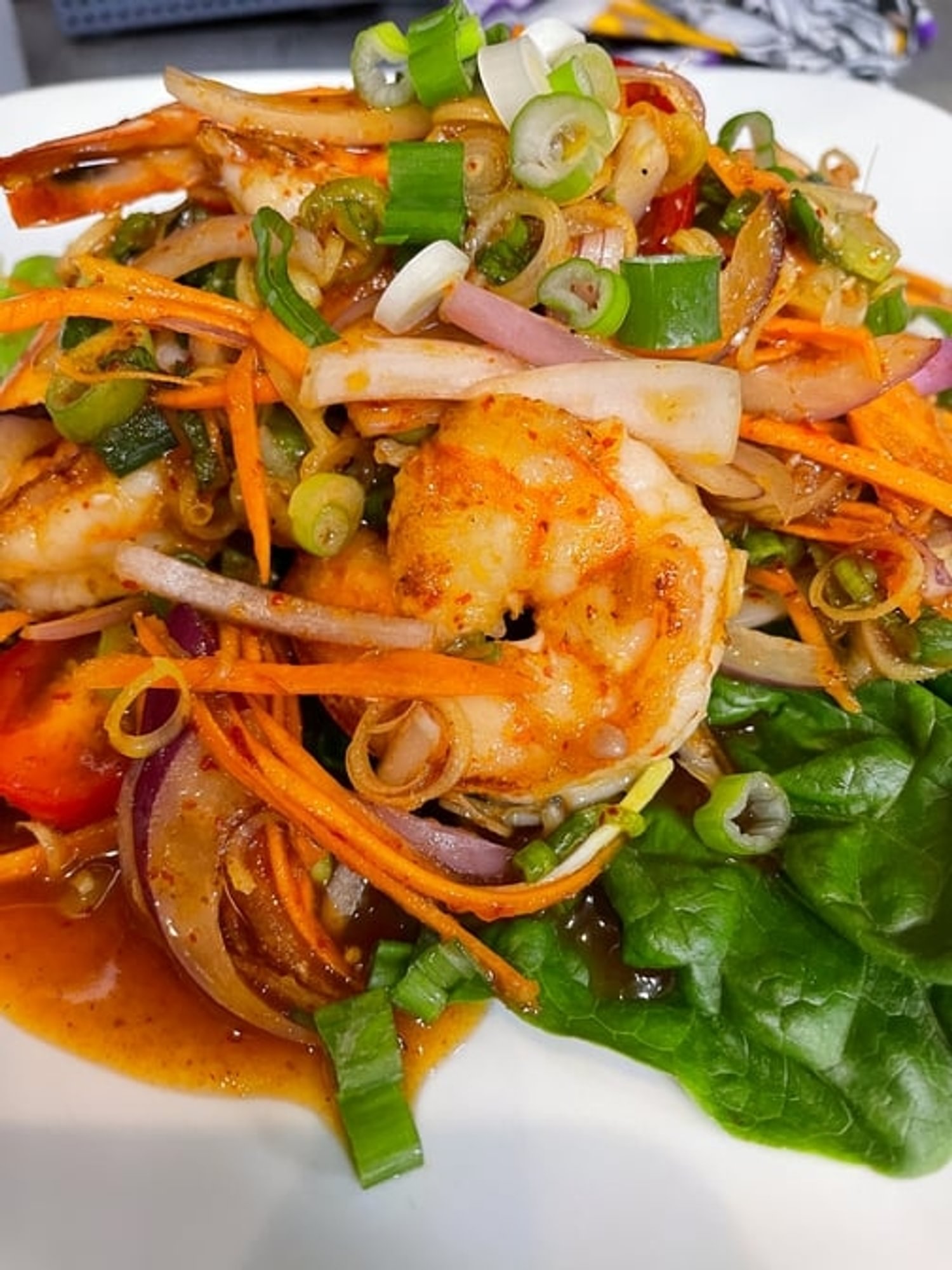 Lemongrass Shrimp Salad