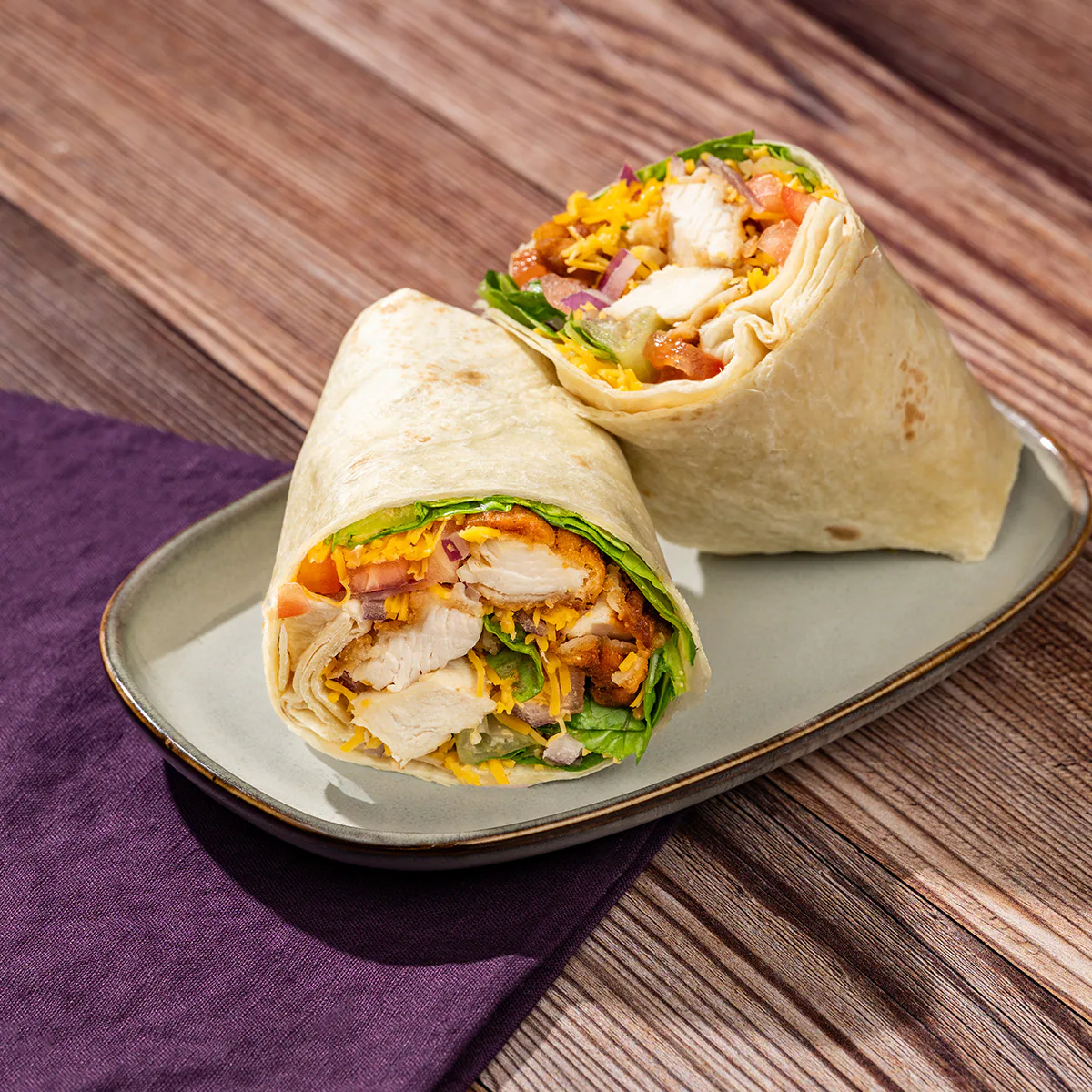 Honey Mustard Chicken Wrap