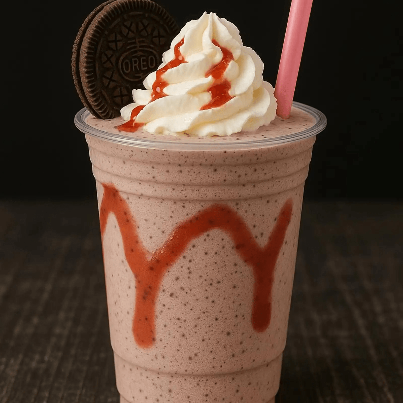 Oreo Strawberry Milkshake