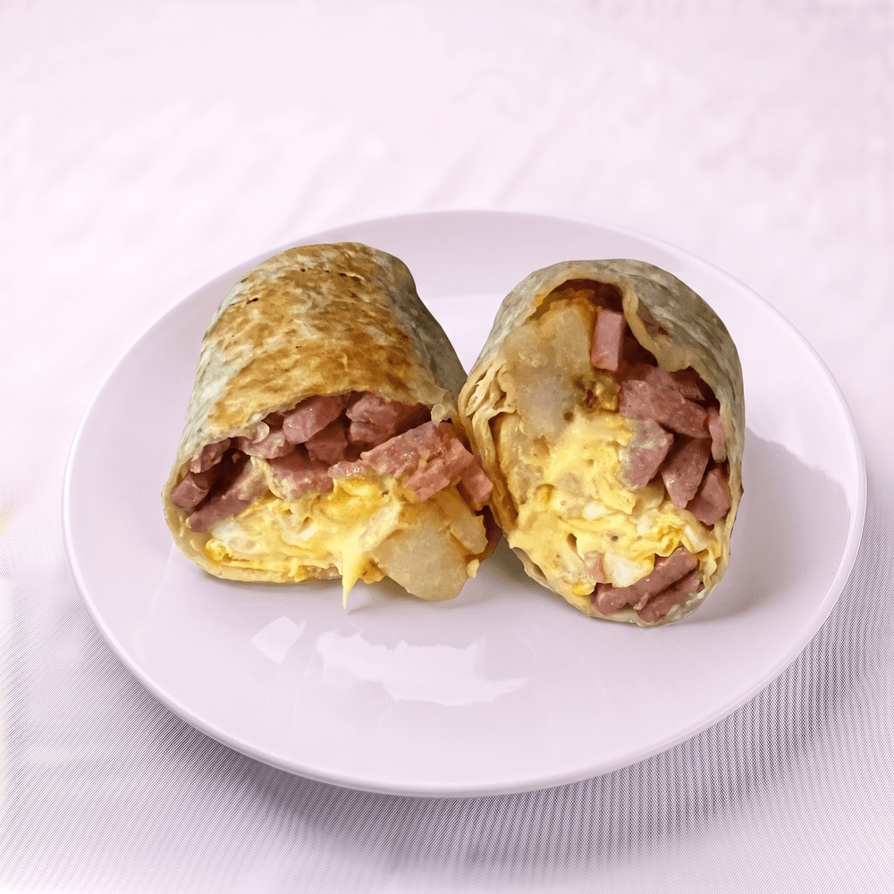 Pork Roll Breakfast Burrito