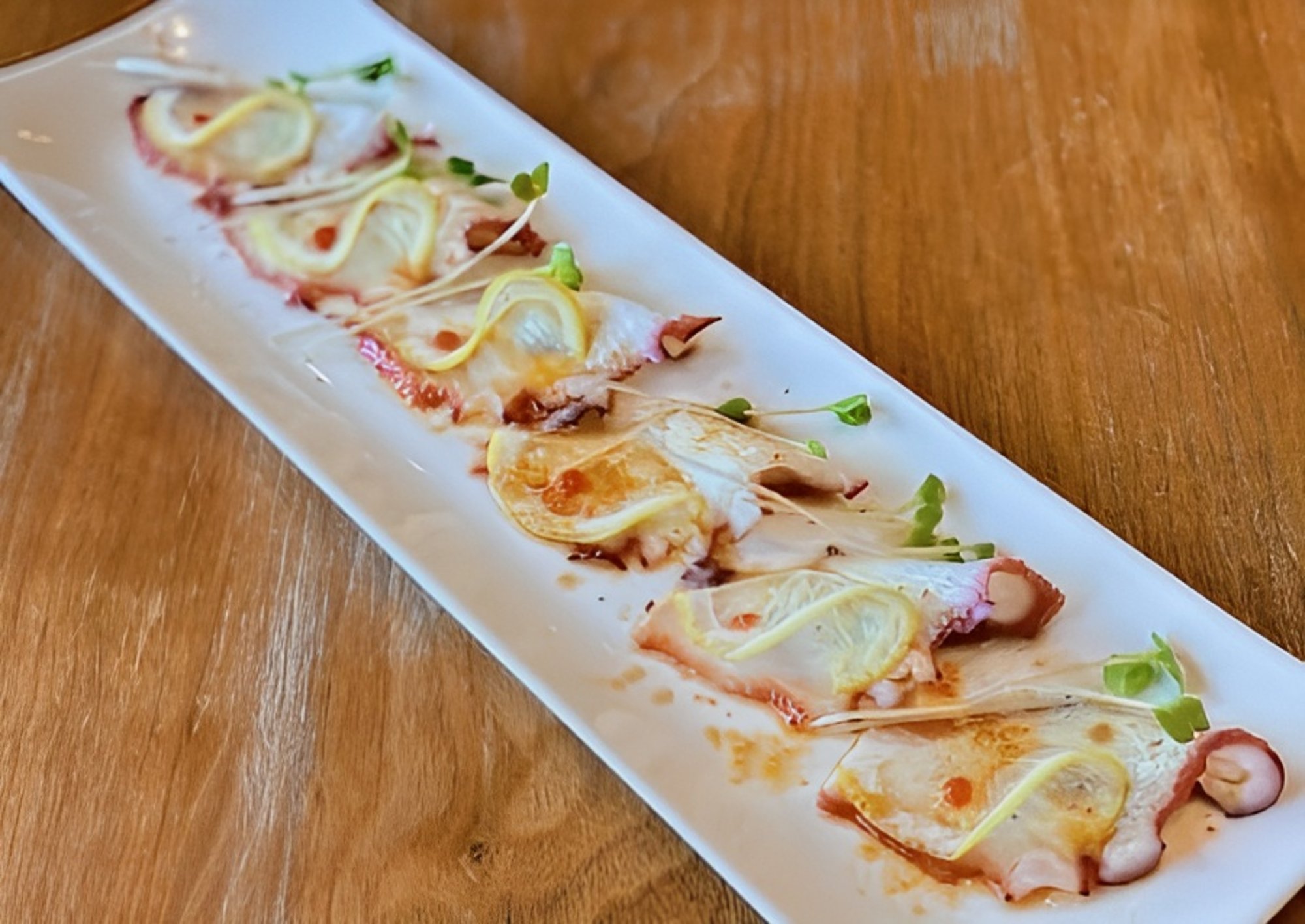 Octopus Lemon Carpaccio (6pc)
