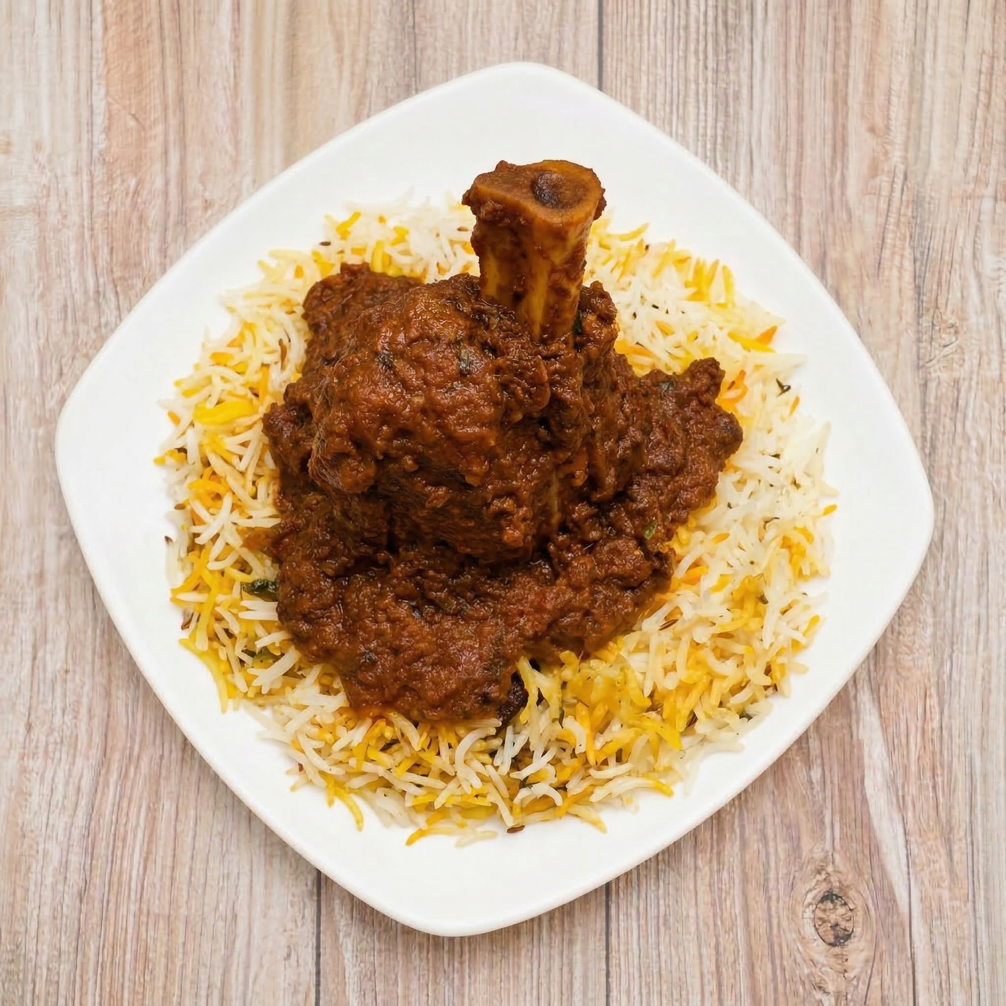 Lamb Shank / Nalli Ghosh Biryani (Chef Special)