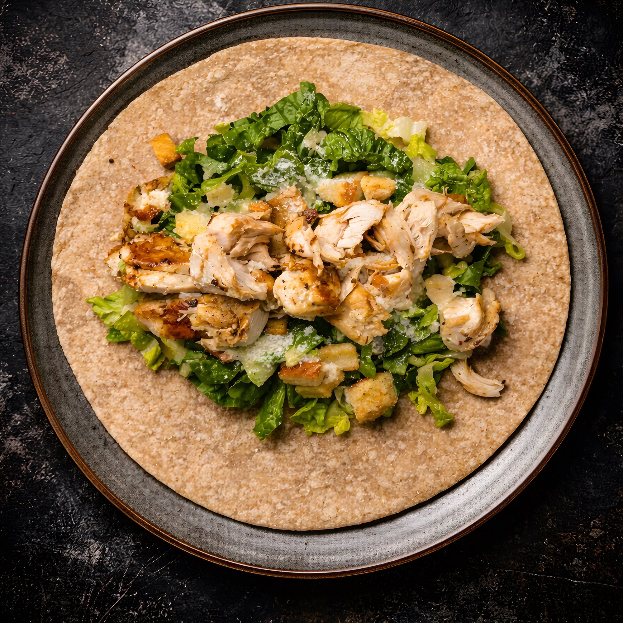 Caesar Wrap W/Chicken