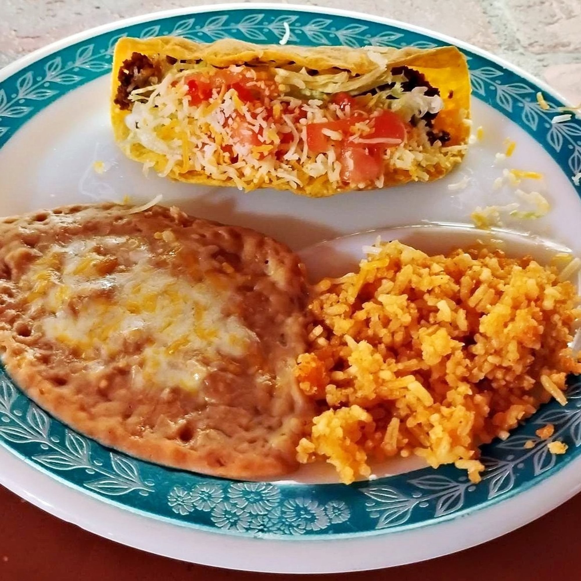 Kids Crunchy Taco Plate