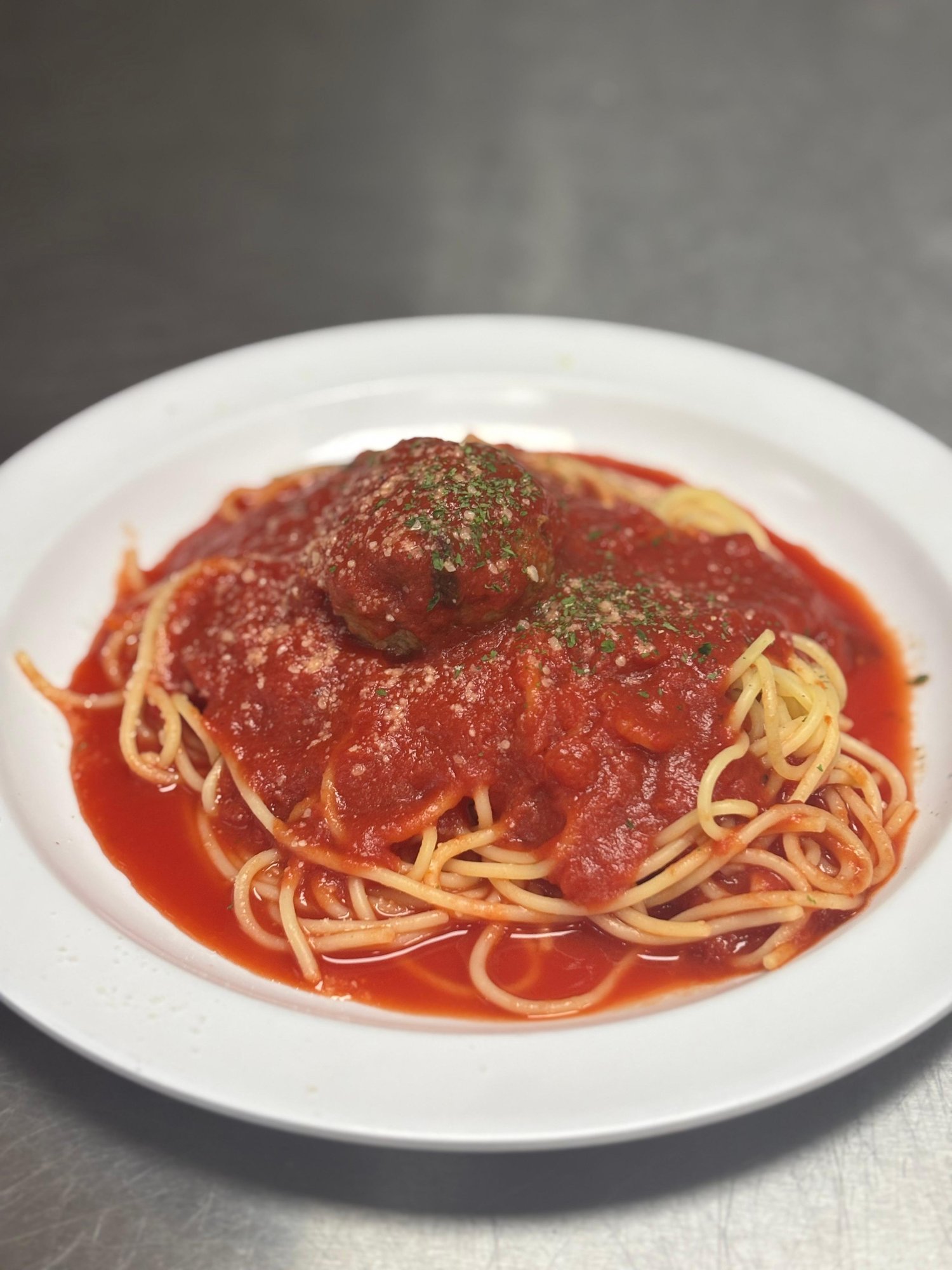 Lunch Spaghetti and Meatball