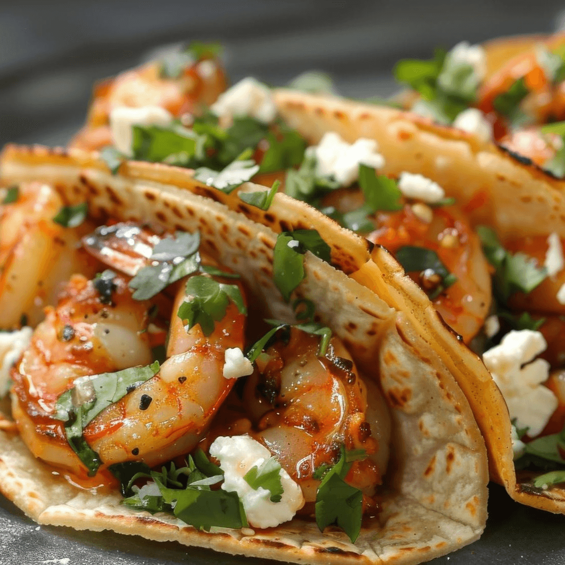 Gulf shrimp tacos