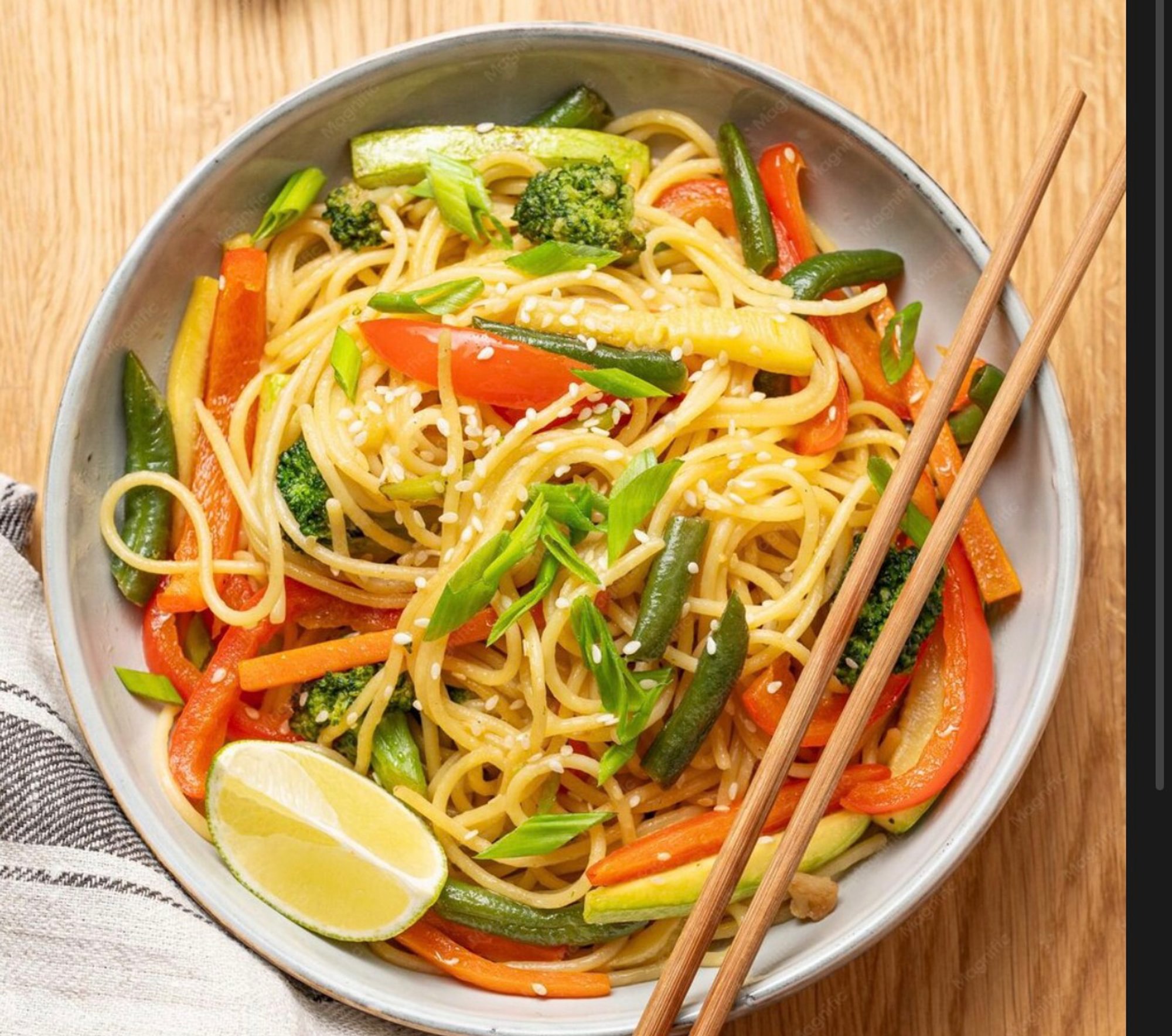 Vegetable Noodles (chow Mein)