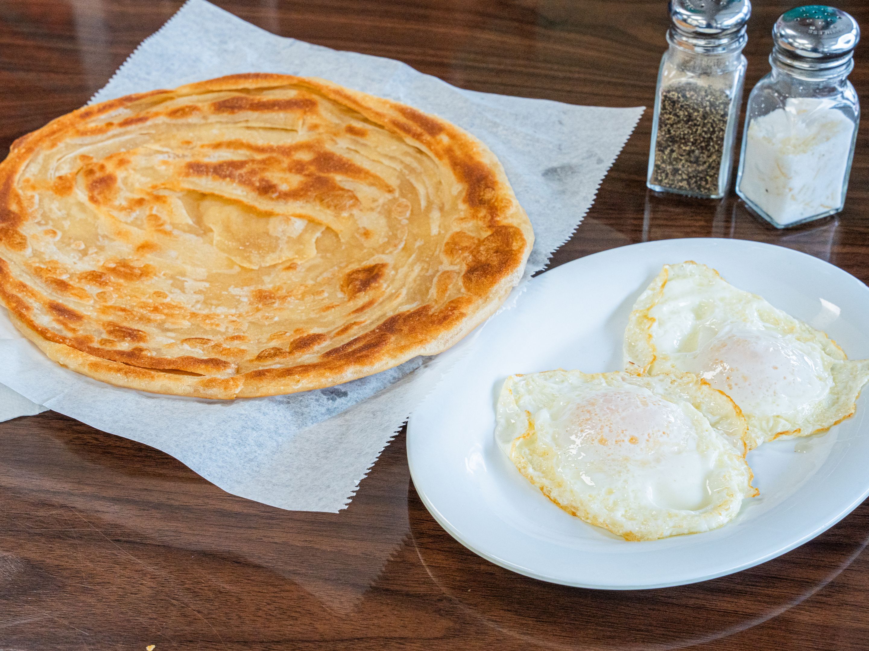 Paratha & Two Eggs