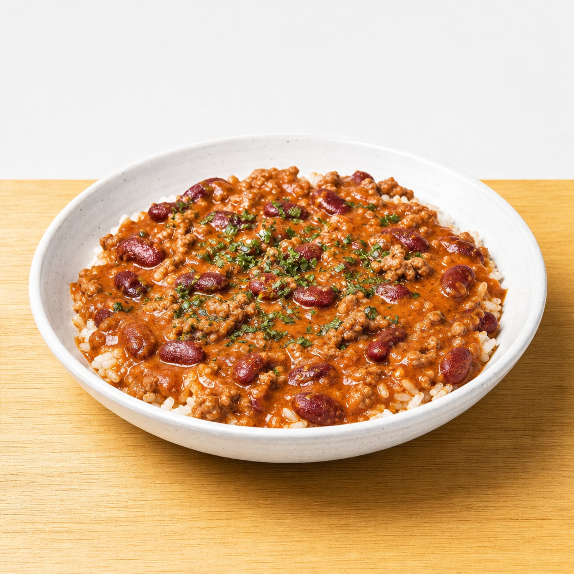 Chili Con Carne Over Rice