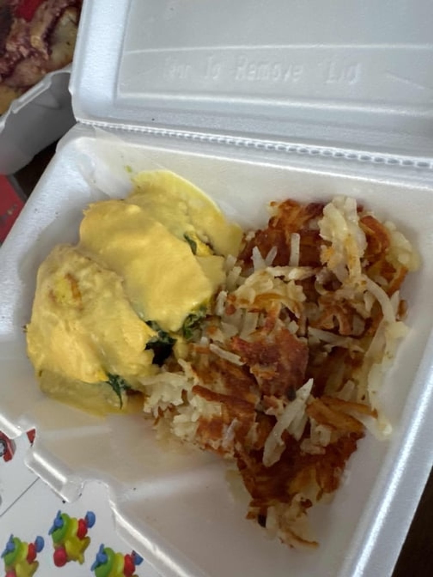 "Eggs Florentine