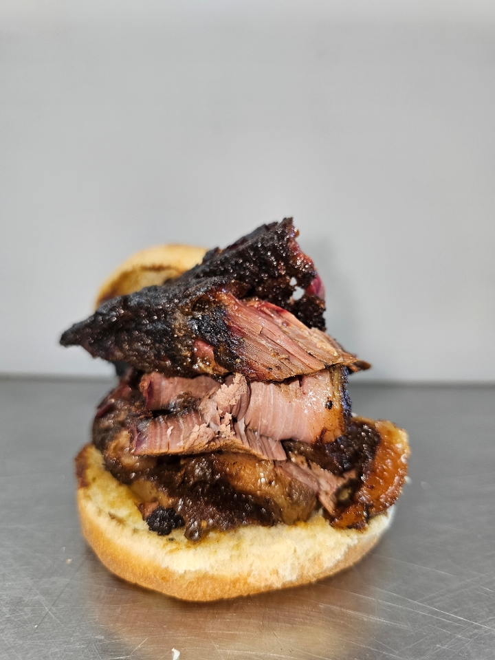 Sliced or Chopped Brisket Sandwich