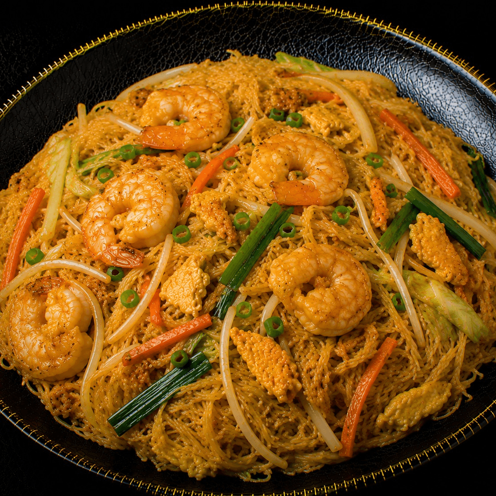 Singapore Noodles with Curry (lunch)