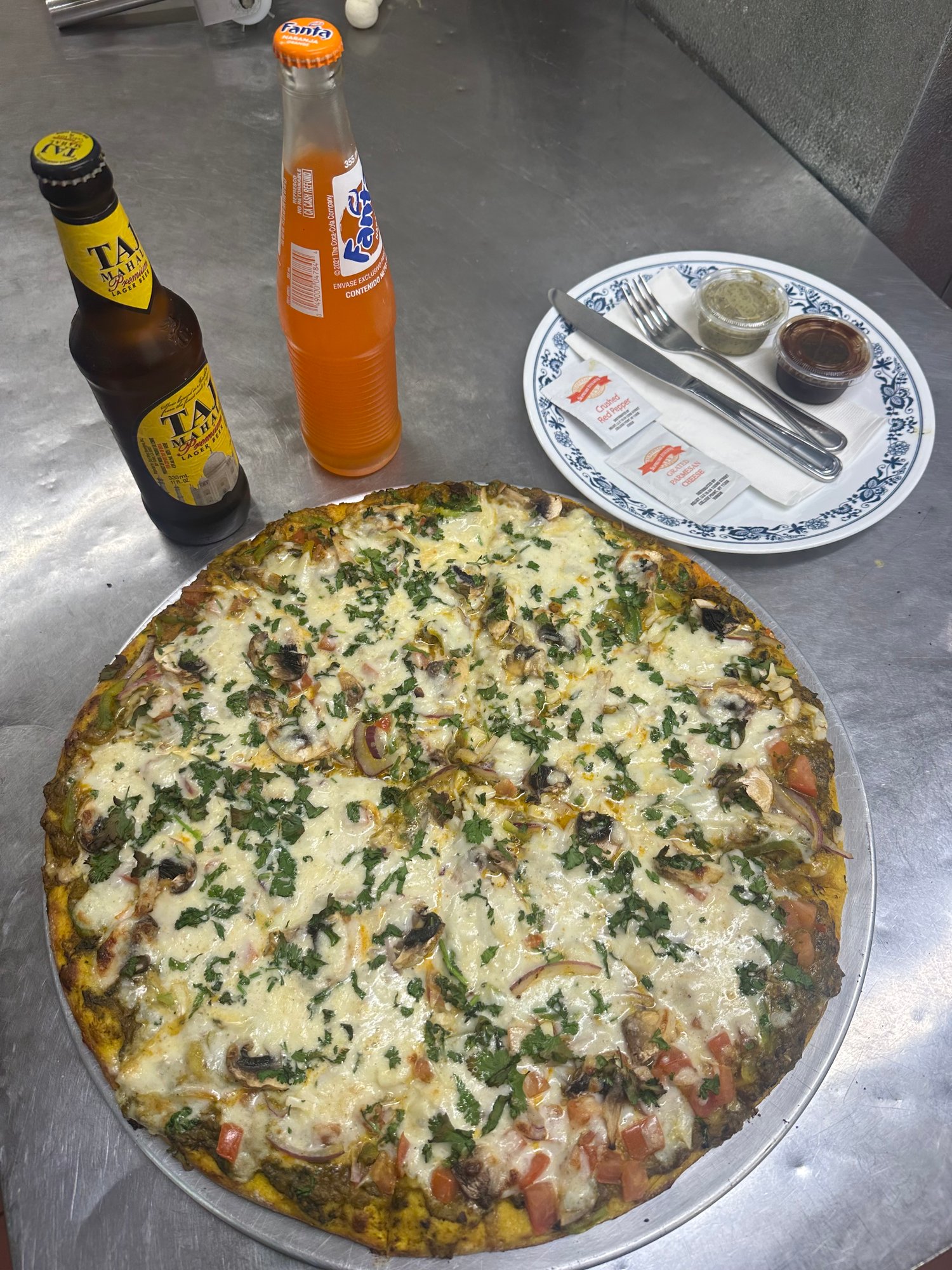 PALAK PANEER PIZZA