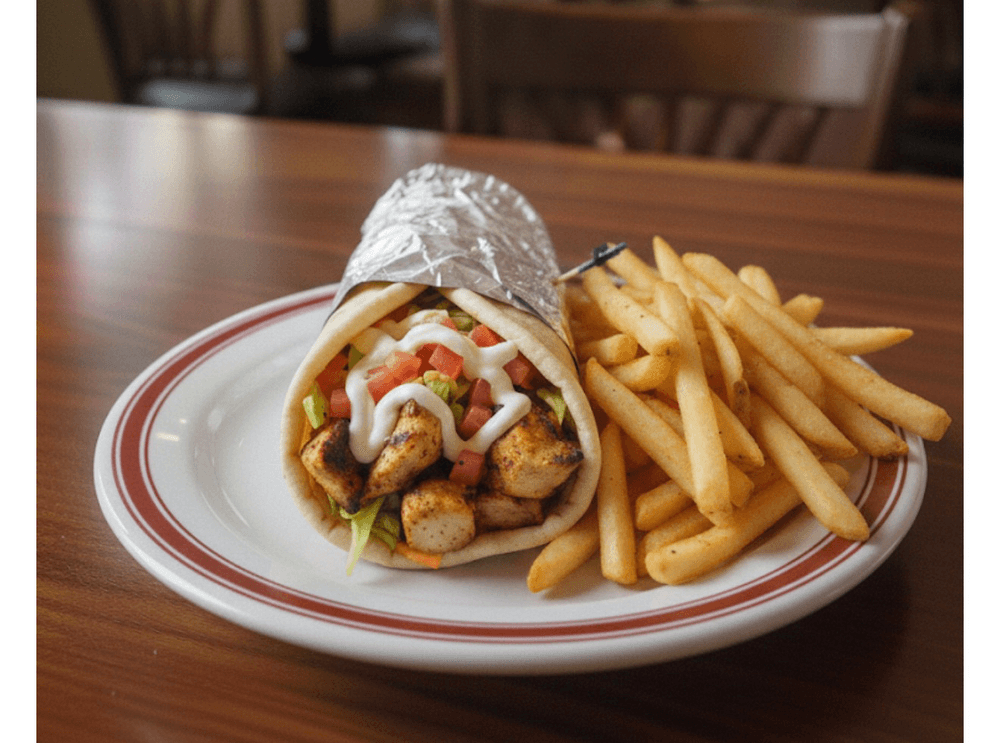 Grilled Chicken Pita Combo