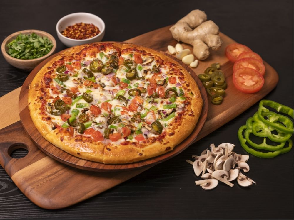 Medium Desi Veggie Pizza
