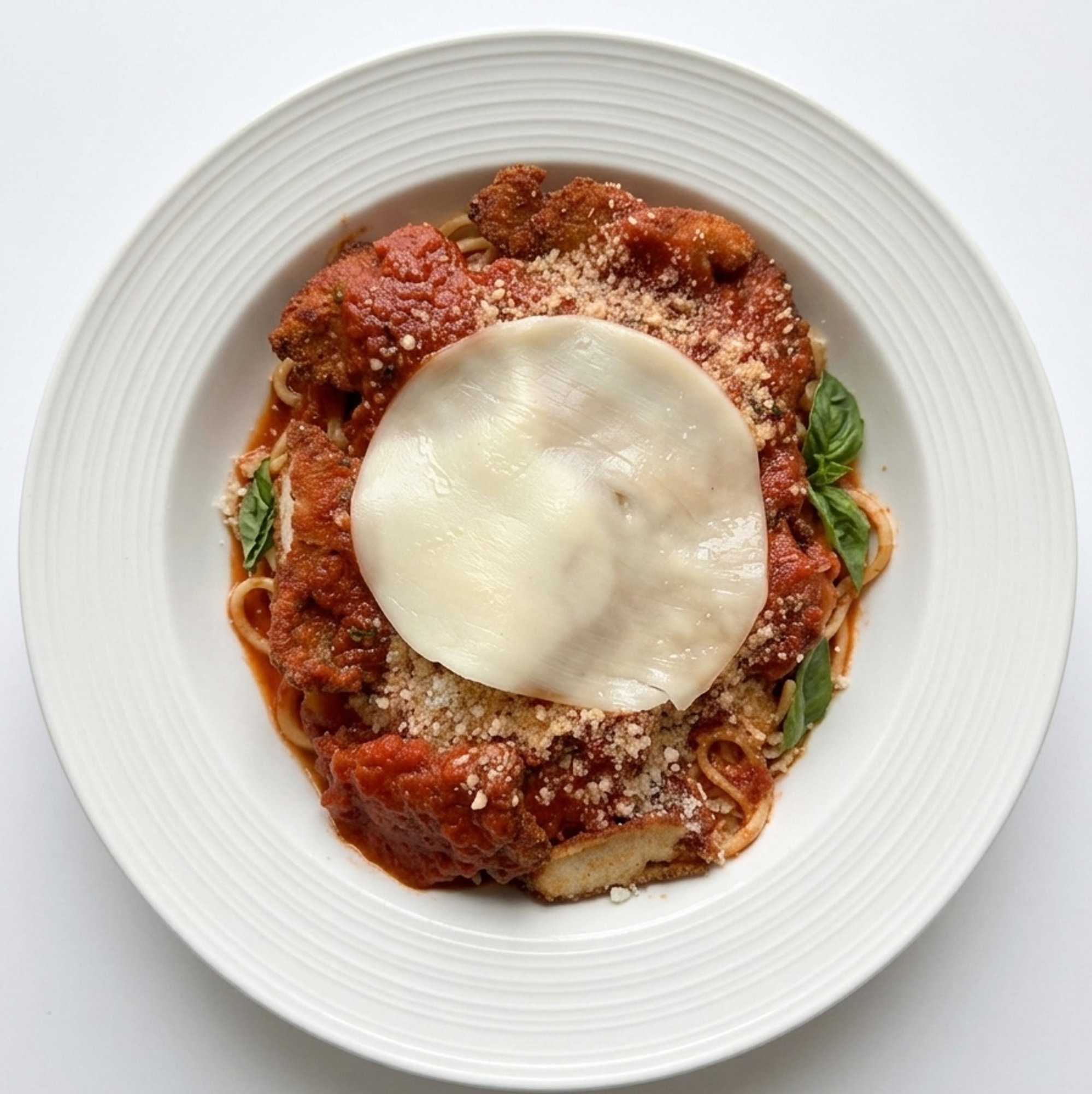 Pasta with Chicken Parmesan